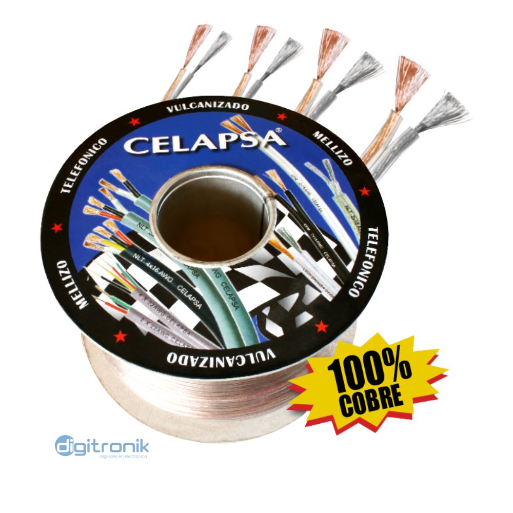 CABLE MELLIZO CRISTAL Nº12 HURRICANE AP-12C (100M)