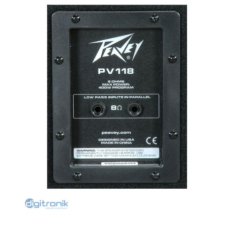 SUBWOOFER PASIVO 18" 400/800W PEAVEY PV-118