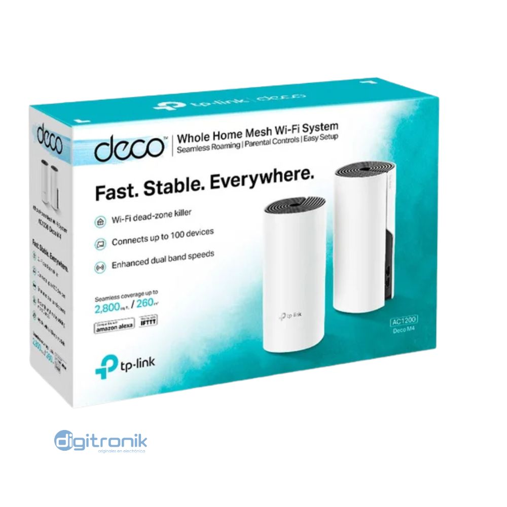 TP-LINK MESH AC1200 2 PACK DECO M4-2