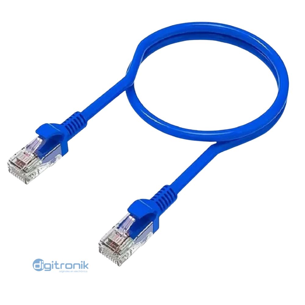 PATCH CORD CAT6 SATRA 1MT AZUL