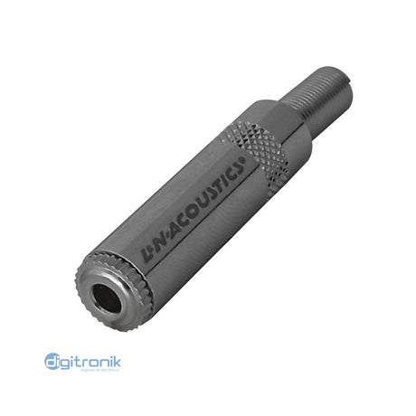 JACK 3.5MM CON RESORTE PLATEADO L&N-ACOUSTICS LN-158-2