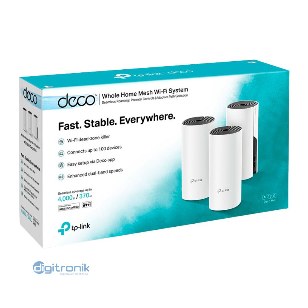 TP-LINK SISTEMA MESH AC1200 3 KIT DECO M4-3