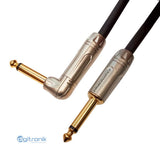 CABLE PLUG MONO DE 6.3MM A PLUG DE 6.3MM EN FORMA DE L-5M LN-GC02-5M