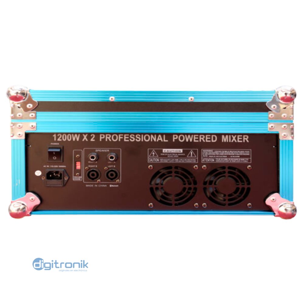 CONSOLA 12 CANALES C/RACK DOBLE AUX LEXSEN COMPACT3000