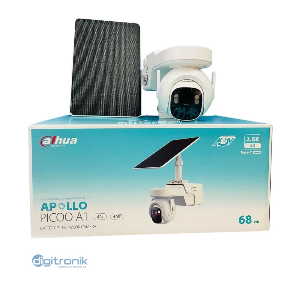 DAHUA DH-KIT/BP4A-4G/M0508 KIT IP DOMO CON PANEL SOLAR 8W