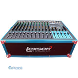 CONSOLA 12 CANALES C/RACK DOBLE AUX LEXSEN COMPACT3000