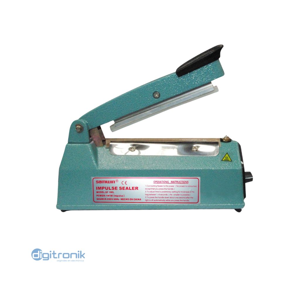 SELLADORA DE BOLSA 10CM ALUMINIO SAMWIN SF-100L