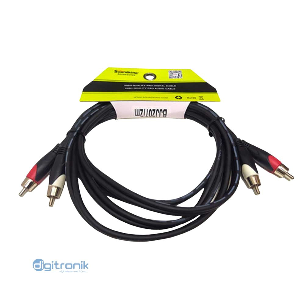 CABLE 2 PLUG RCA X 2 PLUG RCA BJJ207/2M