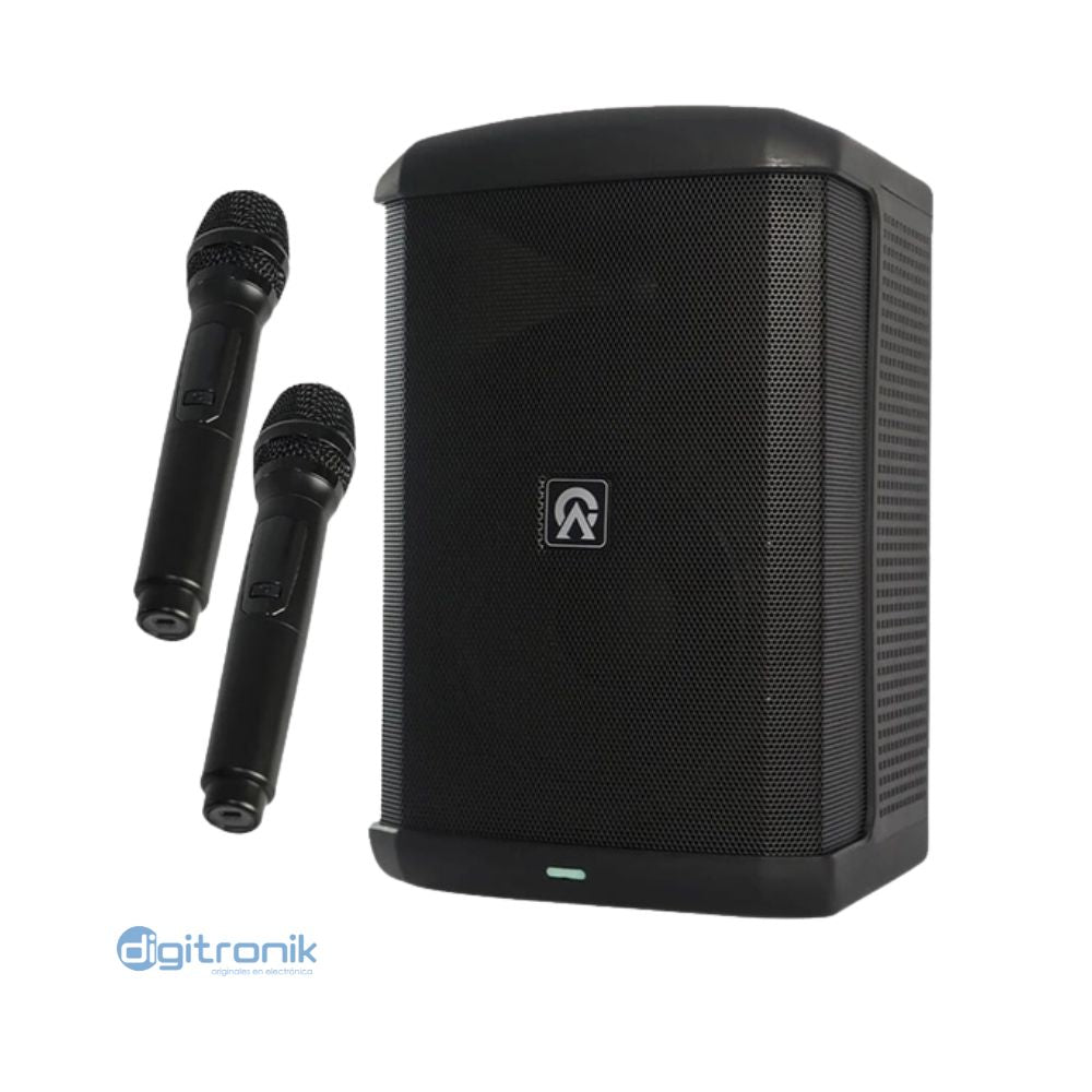 CUSTOM AUDIO SYSTEM MX-E PARLANTE PORTATIL CON 2 MIC WIRELESS