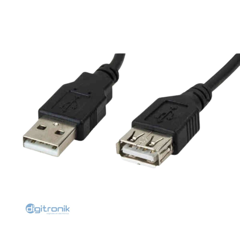CABLE USB A/A EXTENSION NEGRO ZZ-USB AM/F 1.8M LANCON