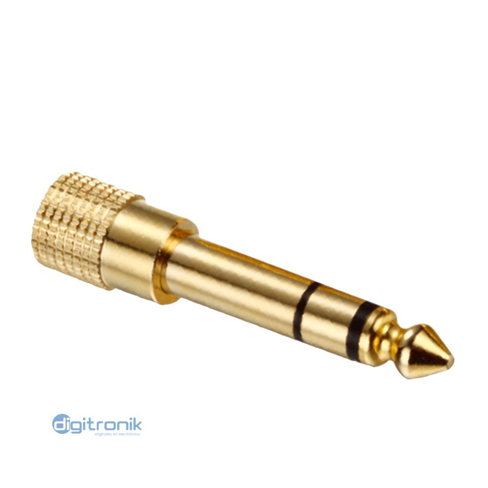 ADAPTADOR JACK STEREO 3.5MM A PLUG 6.3MM L&N ACOUSTICS LN-2054