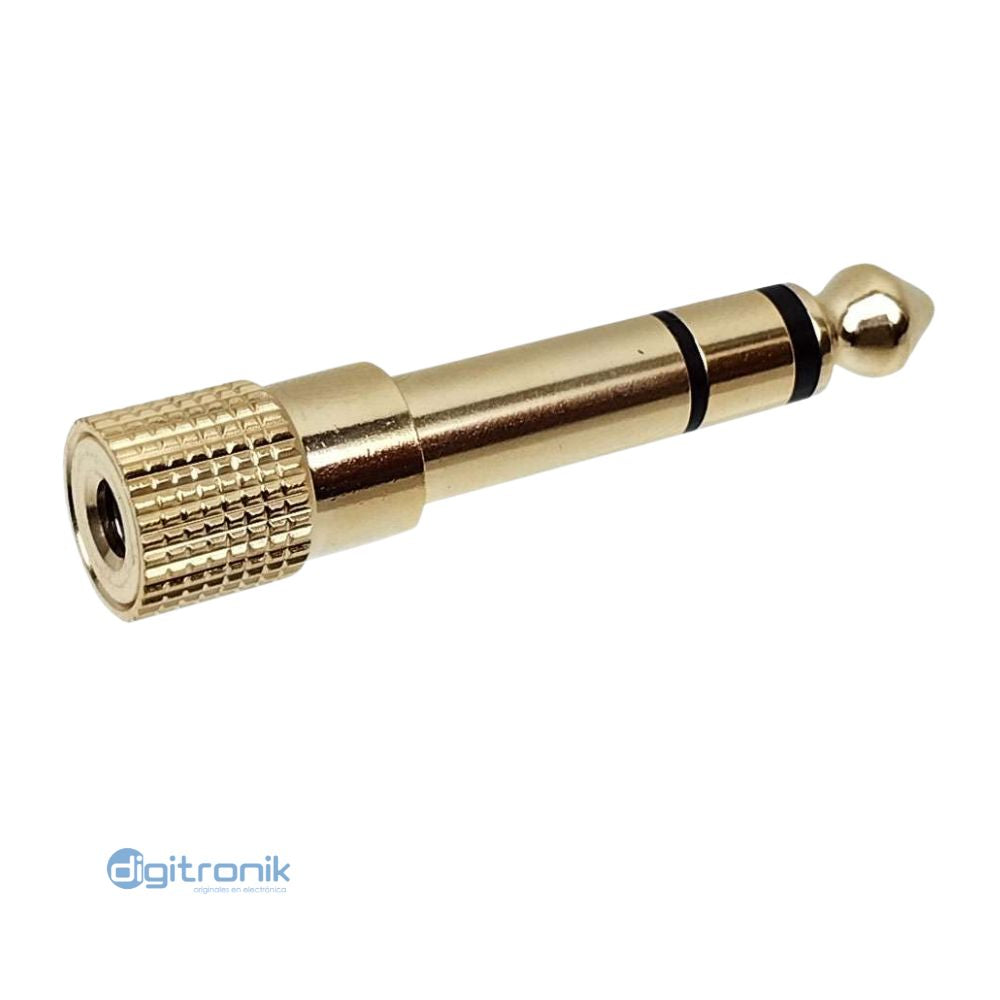 ADAPTADOR JACK STEREO 3.5MM A PLUG 6.3MM L&N ACOUSTICS LN-2054