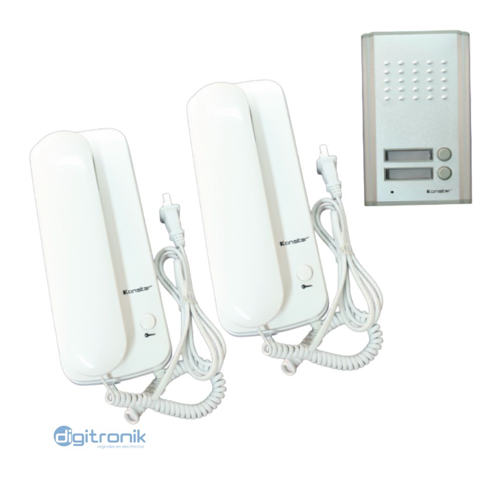 INTERCOMUNICADOR 2 PUNTOS CON PORTERO DOBLE RL-3207AA