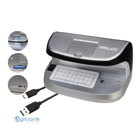 DETECTOR DE BILLETES S-D CON BATERIA 2.7V 1200MAH OPALUX OP-2111