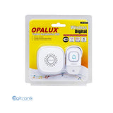 TIMBRE INALAMBRICO CON LUZ RGB (USB-PILA) OPALUX 60 MELODIAS OP-5990