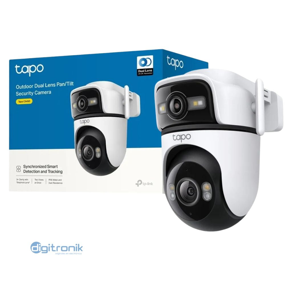 TP-LINK TAPO C545D CAMARA OUTDOOR DUAL LENS PN/TILT