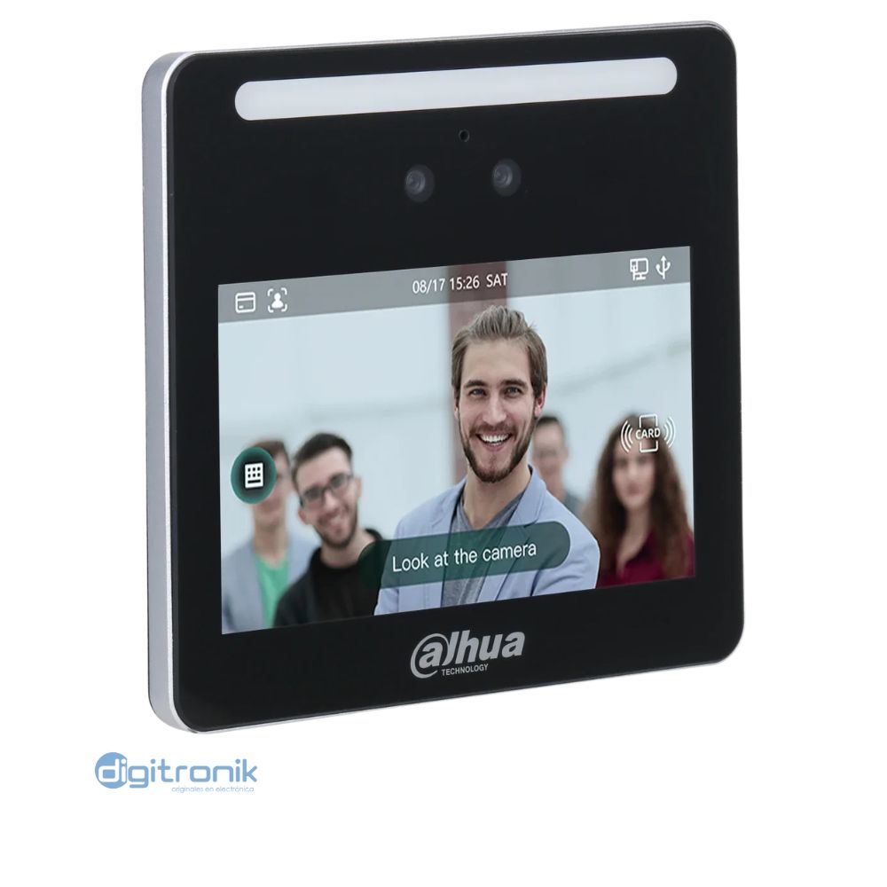 DAHUA DHI-ASA3213GL-MW TERMINAL CONTROL DE ACCESO FACT-ROSTRO, TARJETA