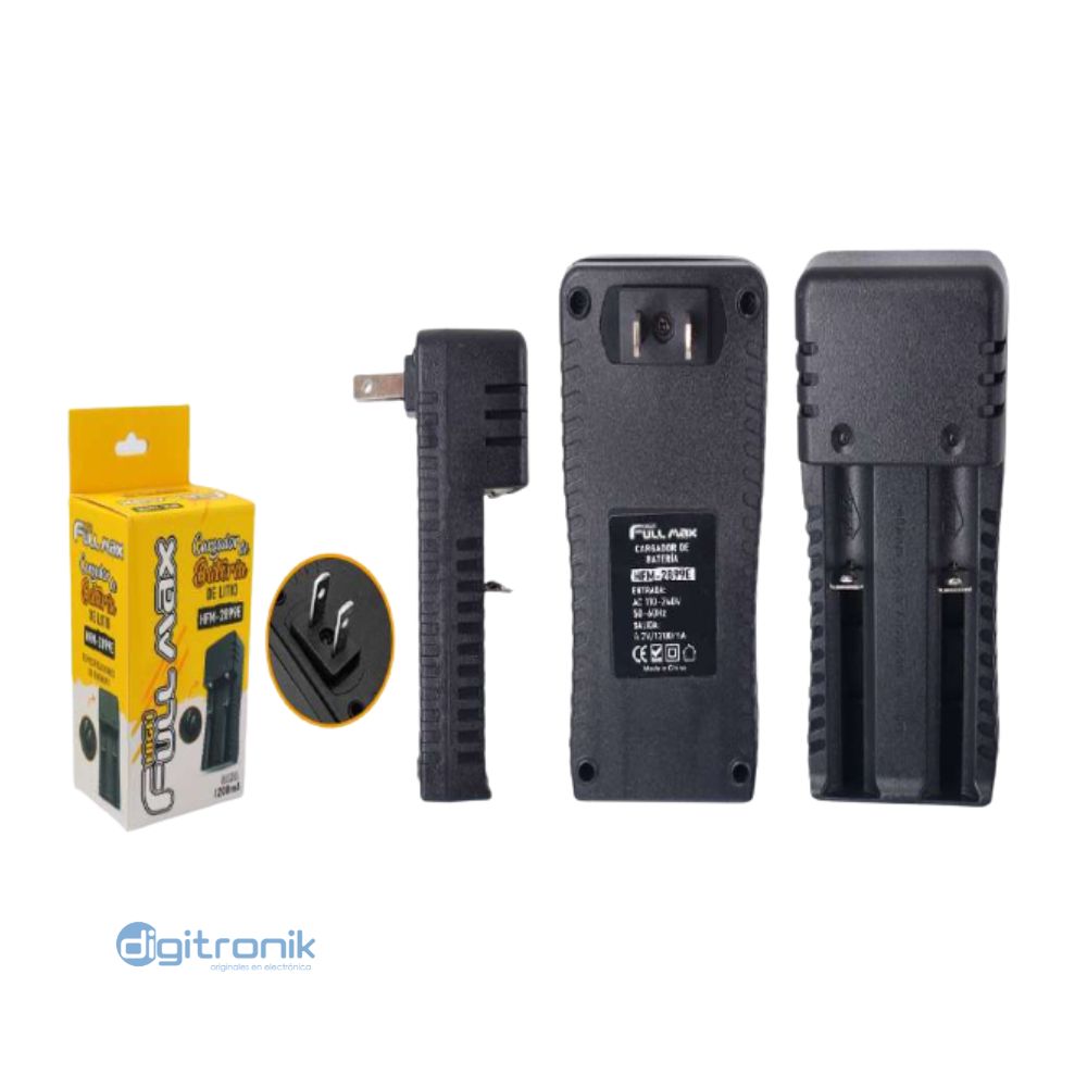 CARGADOR DE BATERIA 110V- 240V 4.2V 1200MAZ ZZ-HFM-2899E (2PS)