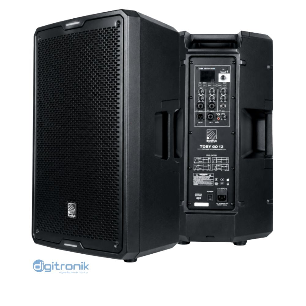 PARLANTE SONITUS 12" TOBY GO12 CON BATERIA USB 400W