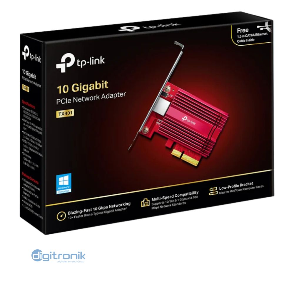 TP-LINK ADAPTADOR RED PCI EXPRESS 10GB TX401