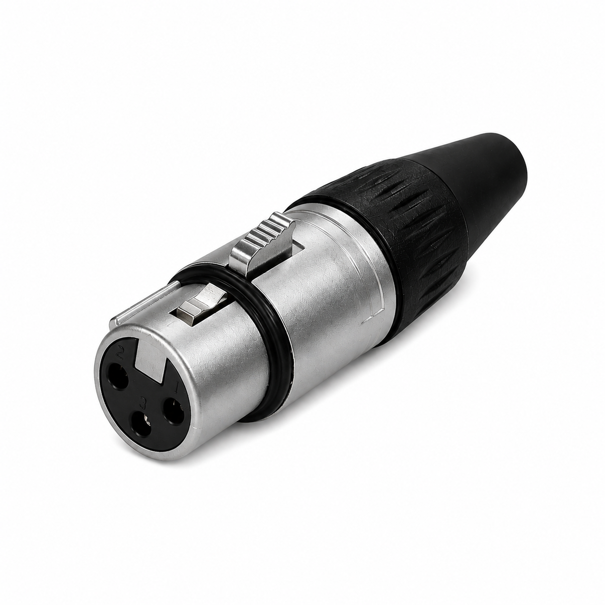 CONECTOR XLR HEMBRA BATBLACK NEGRO LA1056MF-NG