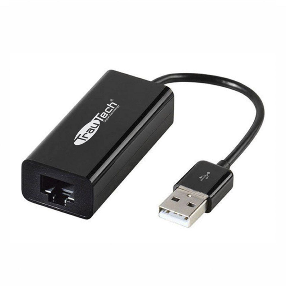 ADAPTADOR USB 2.0 TO LAN RJ45 WIN11 PE-LO100 TRAUTECH