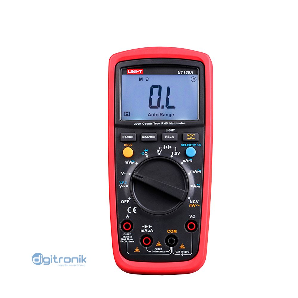 MULTITESTER DIGITAL TRUE RMS UNI-T UT-139A
