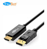 CABLE DISPLAYPORT DP TO HDMI 1.8MTS PE-DP0085 TRAUTECH