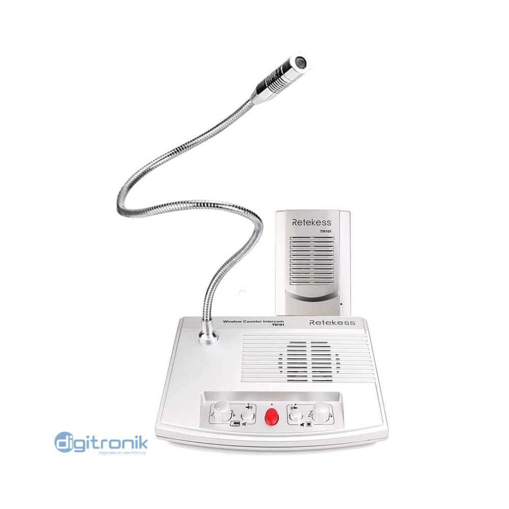 INTERCOMUNICADOR PARA VENTANILLA DE ATENCION 12V 1A 3W ZZ-TW101