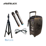 CAJA AMPLIFICADA 15" BATBLACK 5000W 220V C/BLUETOOH BT-1215A6-2