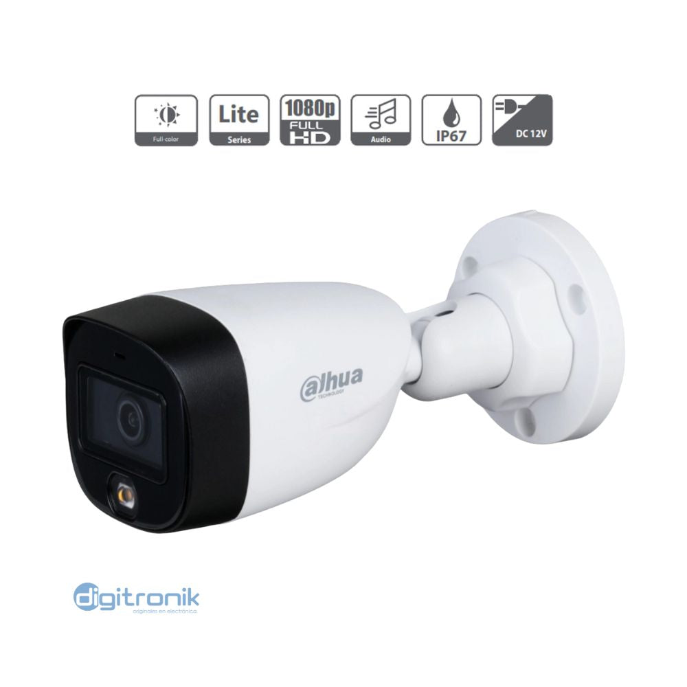 DAHUA DH-HAC-HFW1209CN-A-LED HDCVI TUBO 1080P FULLCOLOR 20M C/MICRO