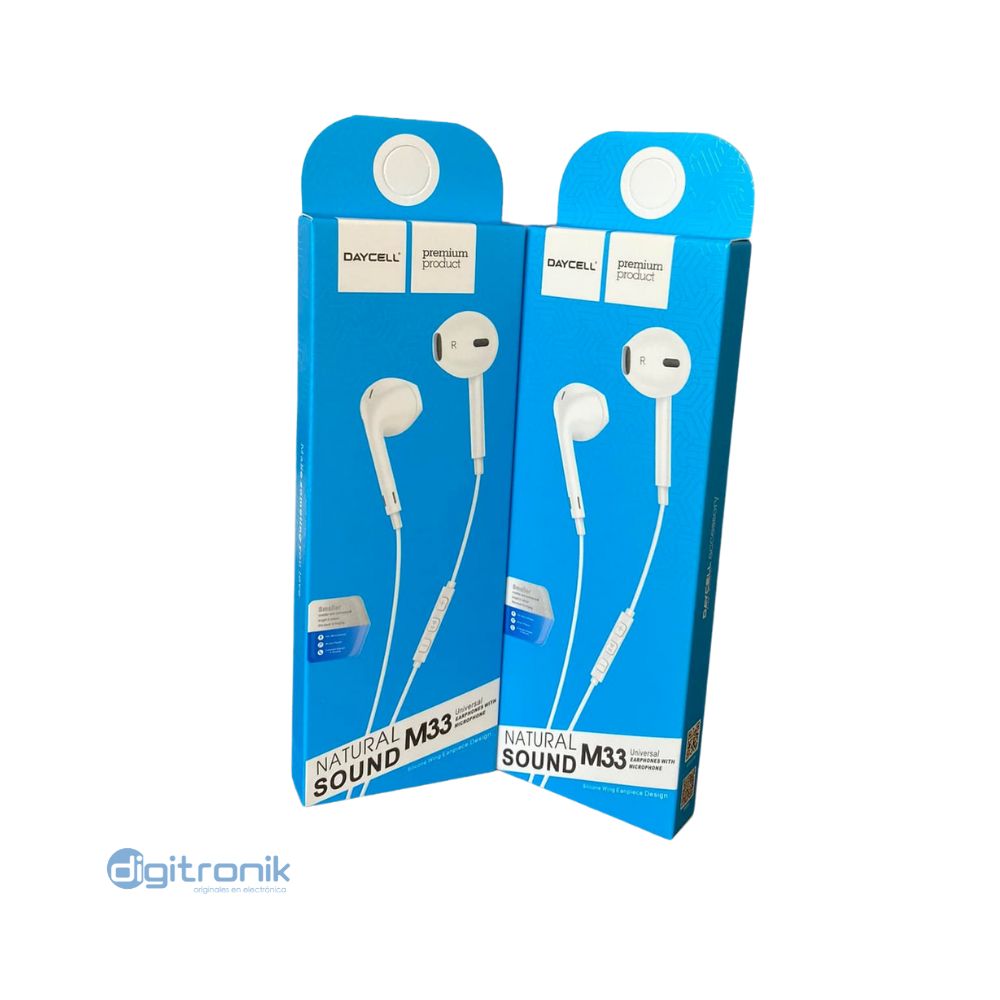 AUDIFONO DAYCELL M33 3.5MM