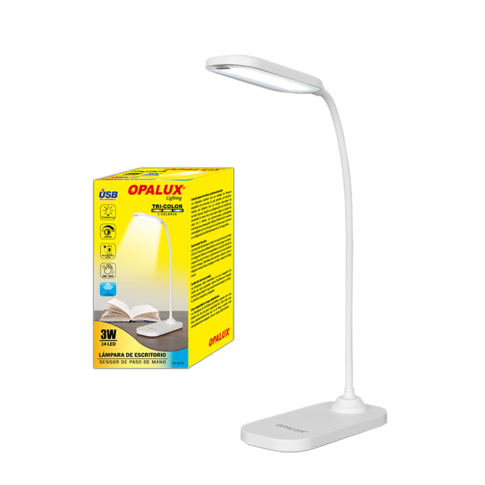 LÁMPARA DE ESCRITORIO 3W OPALUX 24 LED OP-5612