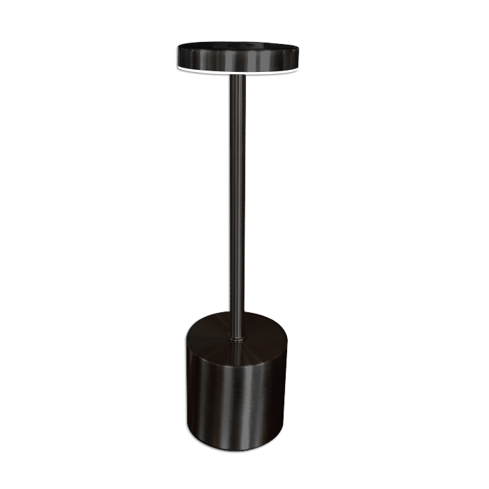 LÁMPARA DE MESA SICILIA OPALUX NEGRO TOUCH OP-7110NG