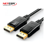 CABLE DISPLAYPORT V1.3 4K DE 3 MTS NETCOM PE-DP0153