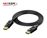 CABLE DISPLAYPORT V1.3 4K DE 3 MTS NETCOM PE-DP0153