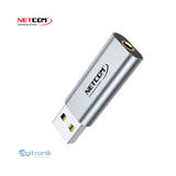 Tarjeta de Sonido Externa USB a Jack 3.5mm TRRS PE-SC0036 NETCOM