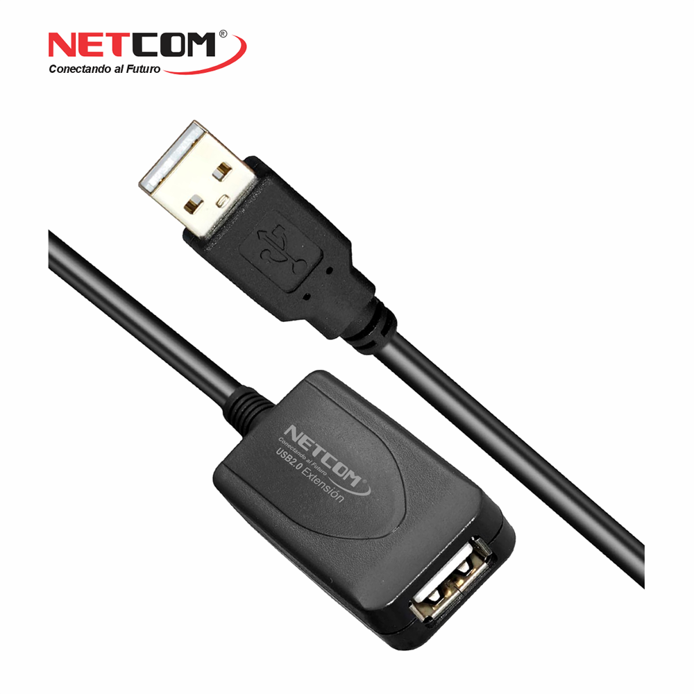 CABLE EXTENSIÓN USB 2.0 ACTIVO DE 30M NETCOM PE-UA0330