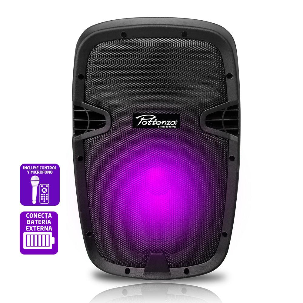 CAJA ACUST ACT 10" 400W C/USB BT,FM PZ-2110AUN-CB