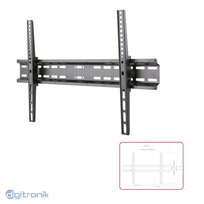 RACK PARA TV 37" - 70" BATBLACK HASTA 35KG BT25-46T