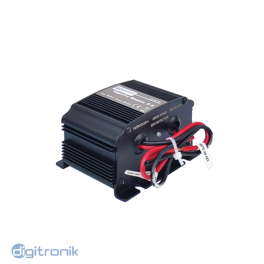 Reductor de Voltaje 24V a 12V 5Amp GDPOWER CN-2412-5