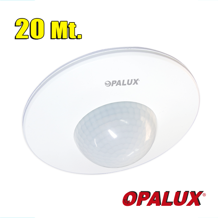 SENSOR DE MOVIMIENTO OPALUX SERIE II 360° DE 3-20MTS ST-05K