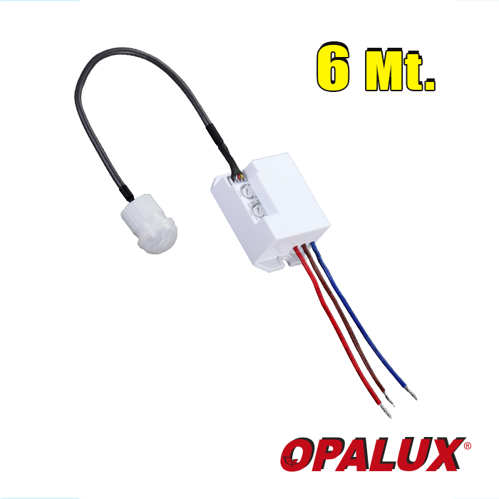 SENSOR DE MOVIMIENTO "OPALUX" 360° DE 6MTS ST-24B