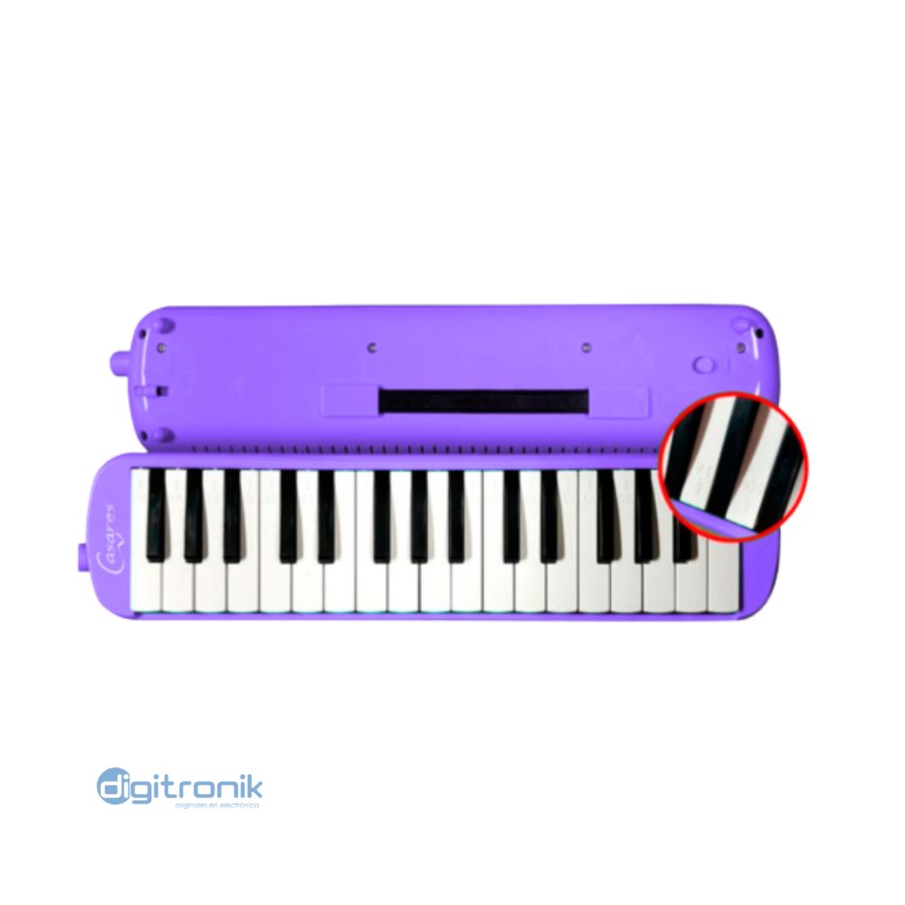 MELODICA 32 TECLAS C/ESTUCHE COLOR LILA CASARES NB32K LILAC
