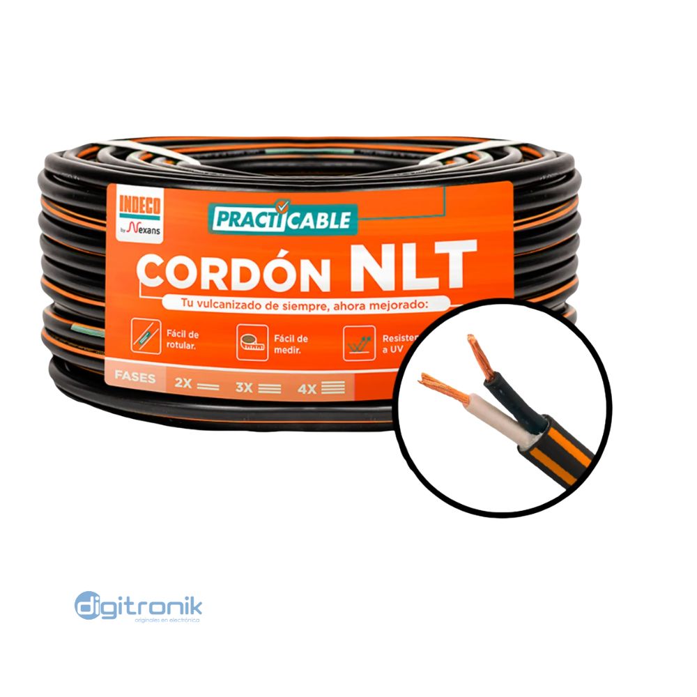 CORDON VULCANIZADO INDECO 2X14 NLT-PC (SVT-0)