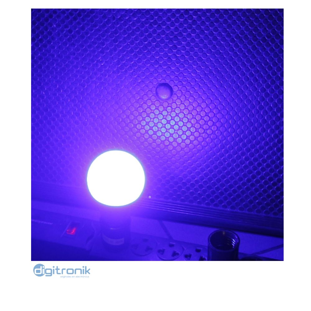 FOCO LED LUZ OPALUX AZUL 7W E27 100-240VAC OP-7A65C-AZ