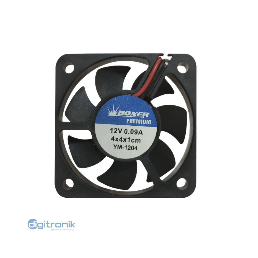 VENTILADOR BOXER 40X40 MM 12VDC 0.09AMP YM-1204