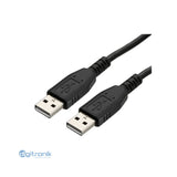 CABLE USB 2.0 USB MACHO A MACHO PE-US0112