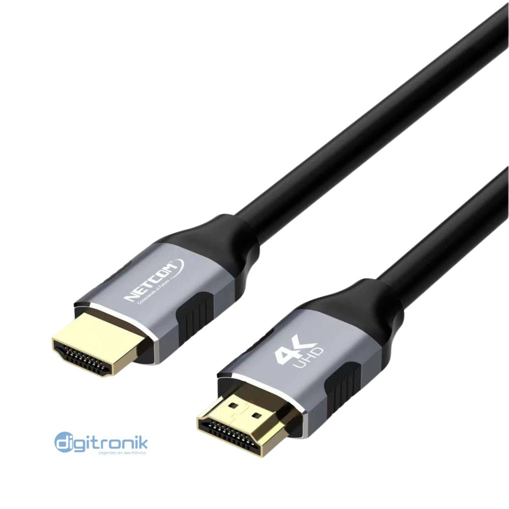 CABLE HDMI V2.0 8MTS NETCOM PE-HD0108