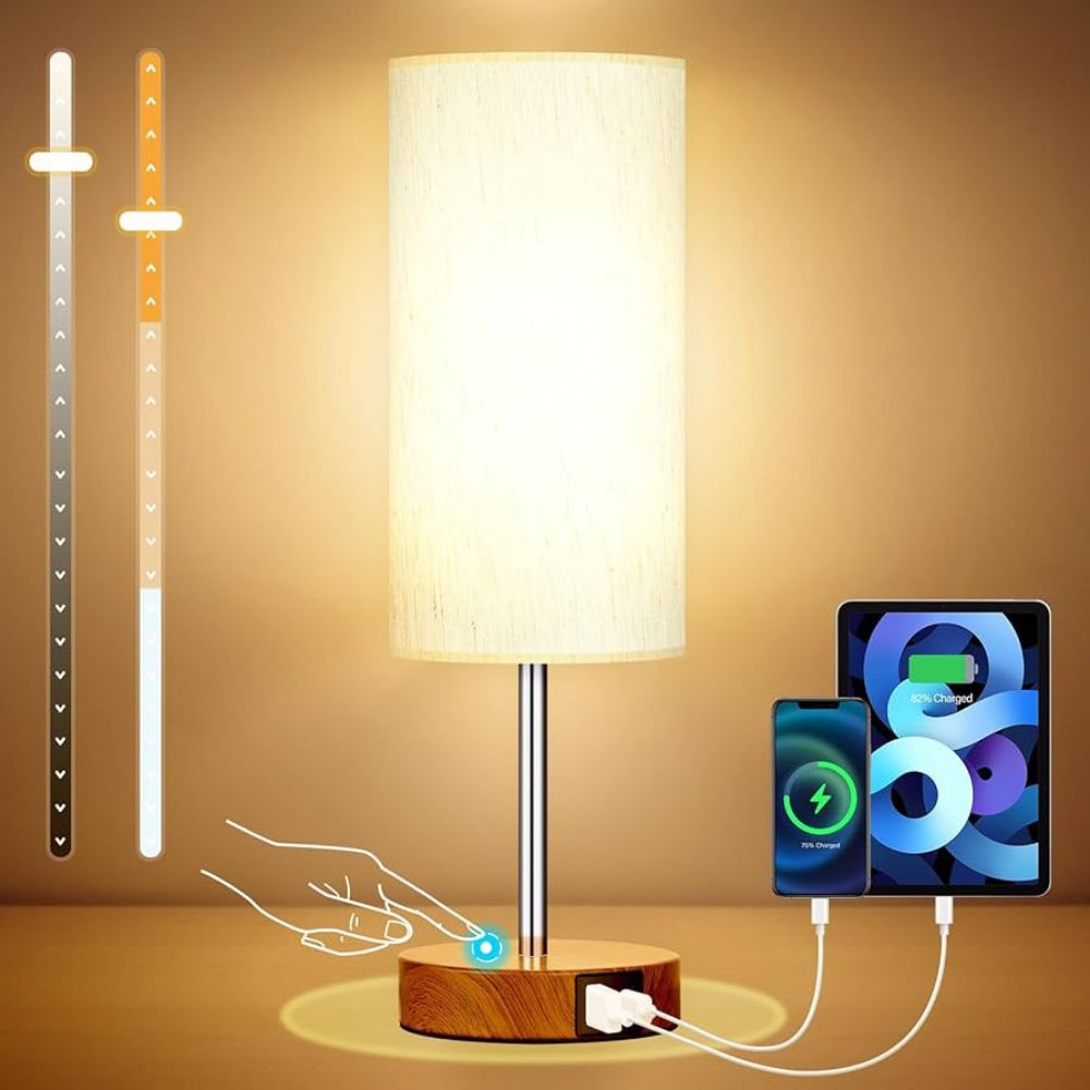 LAMPARA DE MESA  CROISETTE OPALUX  OP-7145-T1CP